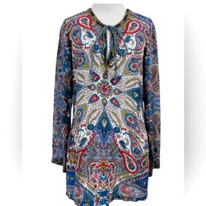 SUNDANCE  Sequin Embellished Tunic in Silk